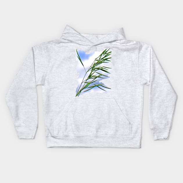 Grass Kids Hoodie by Evgeniya